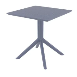 Sky Petite table carrée en résine