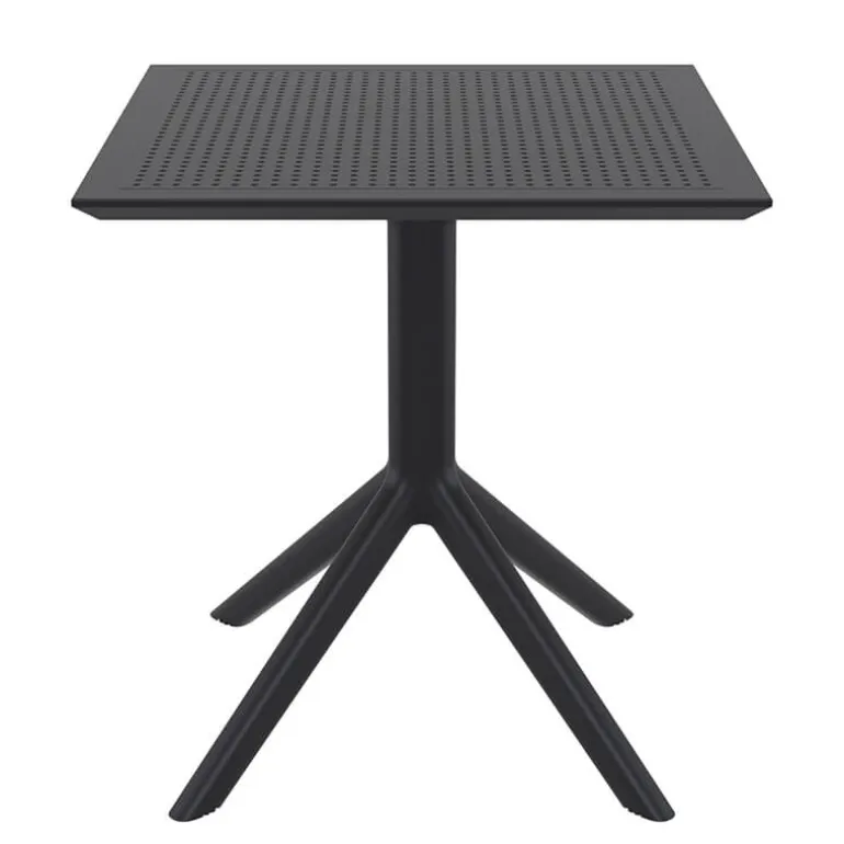 Sky Petite table de jardin carrée en résine