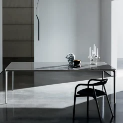 SlimSovet® Table design rectangulaire en verre