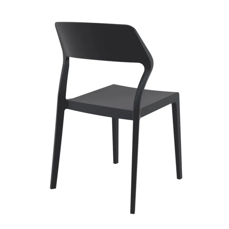 Snow Chaise empilable design en polypropylène