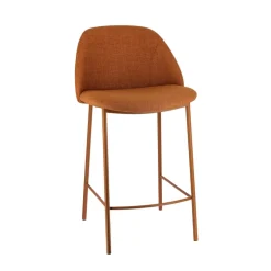 Soda Tabouret snack cosy en tissu avec pieds en métal
