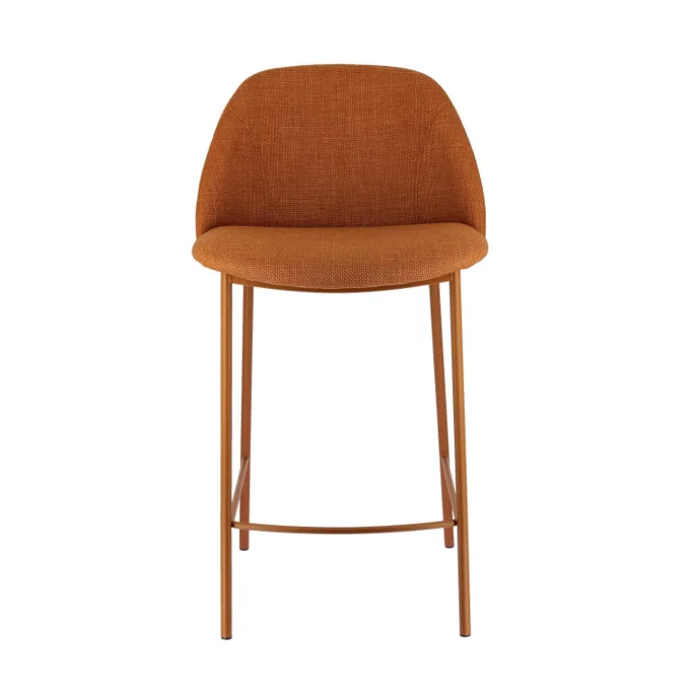 Soda Tabouret snack cosy en tissu avec pieds en métal