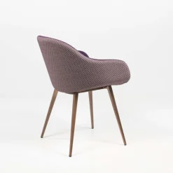 Sonny Midj® Fauteuil design bicolore en tissu et métal laqué