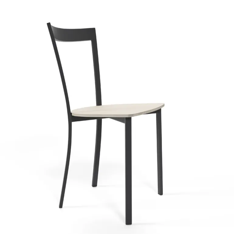 Spirit Chaise de cuisine métal et bois