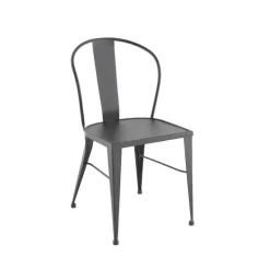 Turia 531 Chaise industrielle vintage en métal