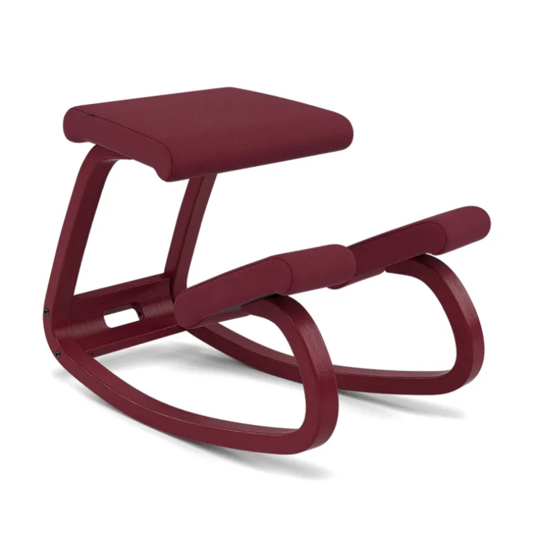 Variable Monochrome Varier® Chaise de bureau ergonomique à bascule en tissu