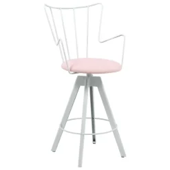Well Carrier® Tabouret snack design pivotant en synthétique et métal