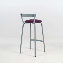 Xoxo Carrier® Tabouret snack fabriqué en France structure en métal et assise rembourrée